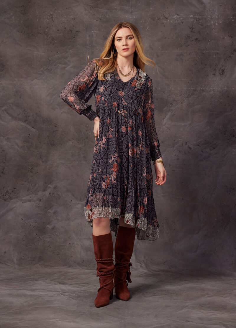 Loobie's Story Indigo Multi Fearless Dress