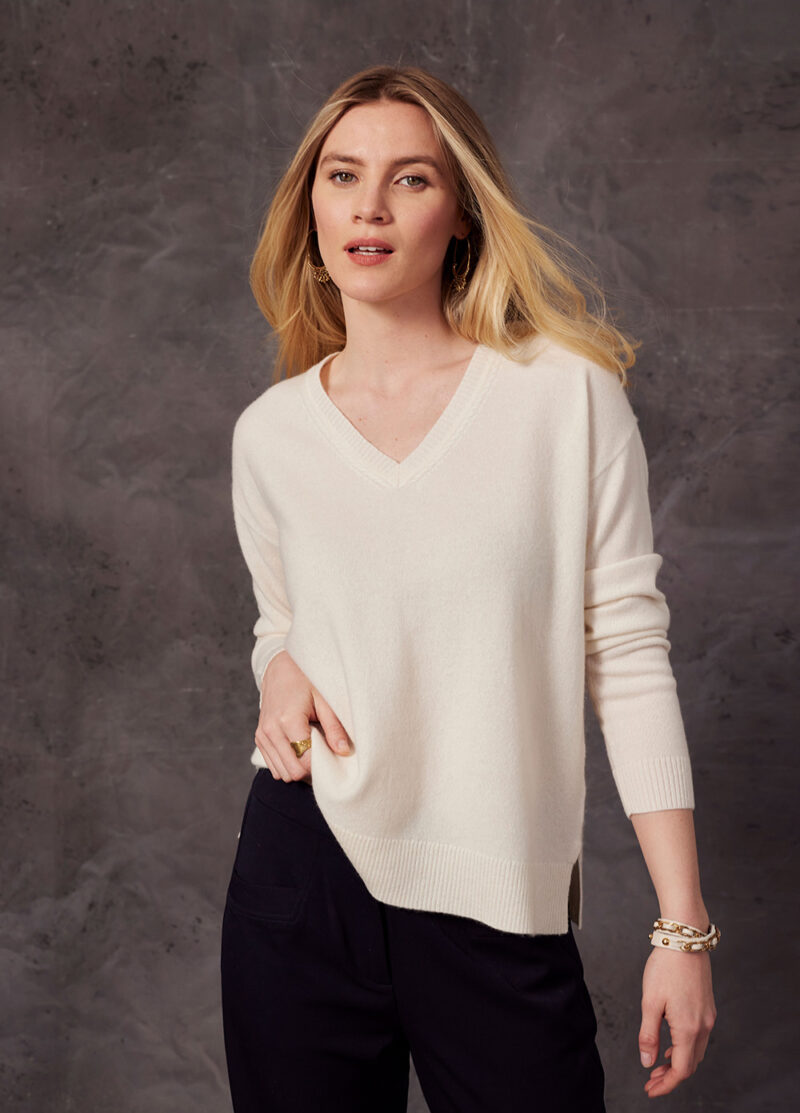 LSK462 Josephine Sweater Winter White RRP 549