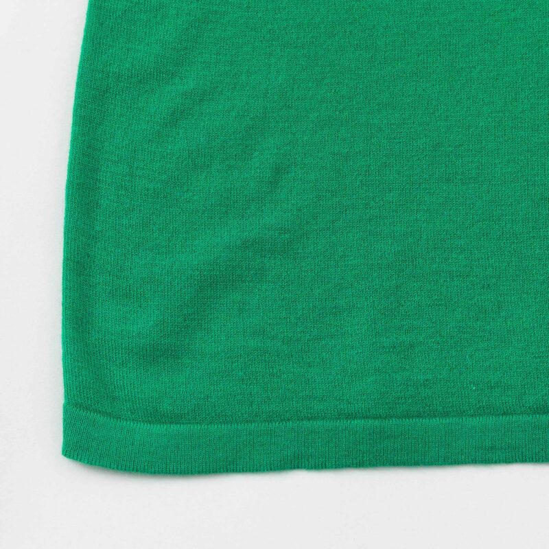 N.33 ALEGER CASHMERE BLEND BELL SLEEVE KELLY GREEN 6 e1713416392610