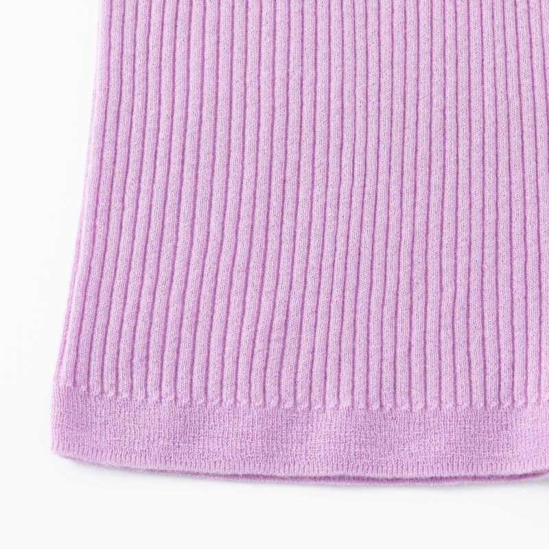 N.78 CASHMERE BLEND RIB KEYHOLE ORCHID 5 e1713412923799