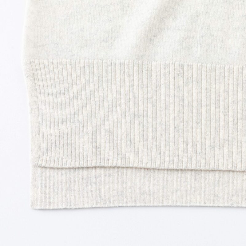 Aleger 100% Cashmere High Low Hem Crew Vest N.87 - Image 5