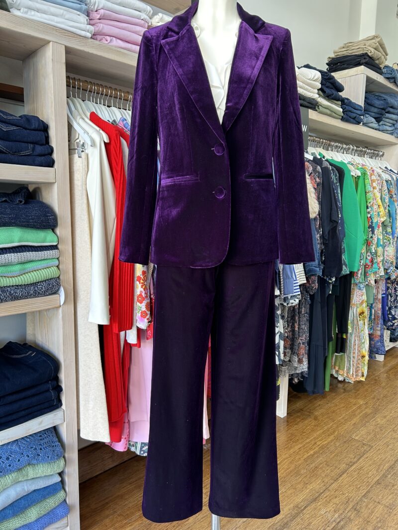 Kamare Surrey Velvet Pants Purple - Image 5