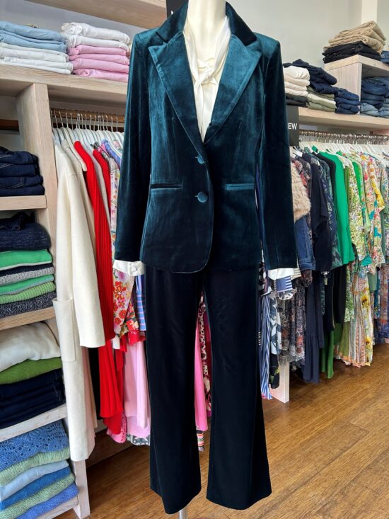 Kamare Surrey Velvet Pants Teal