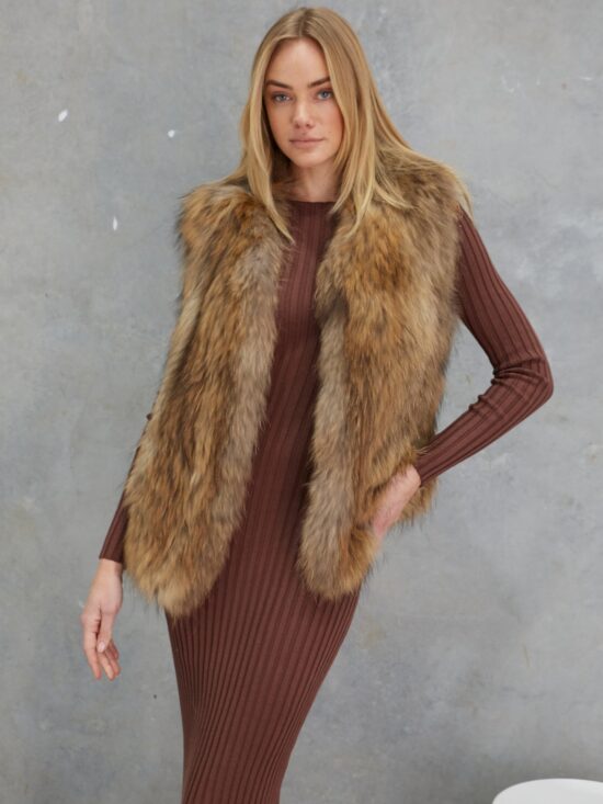 Birds Of A Feather Co Neesa Racoon Vest