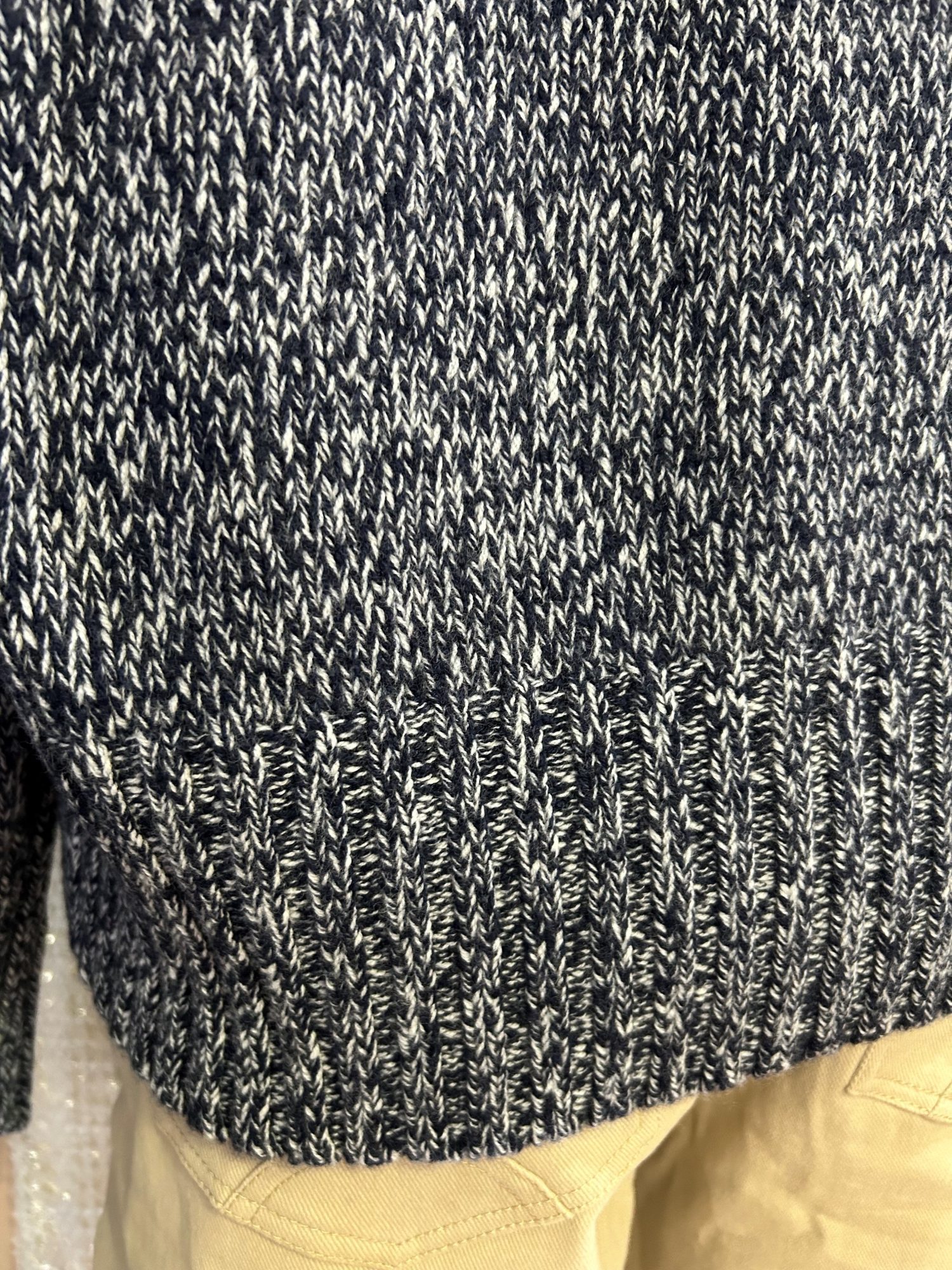 Alessandra Gracie Sweater in Officer Navy Marle - Image 4