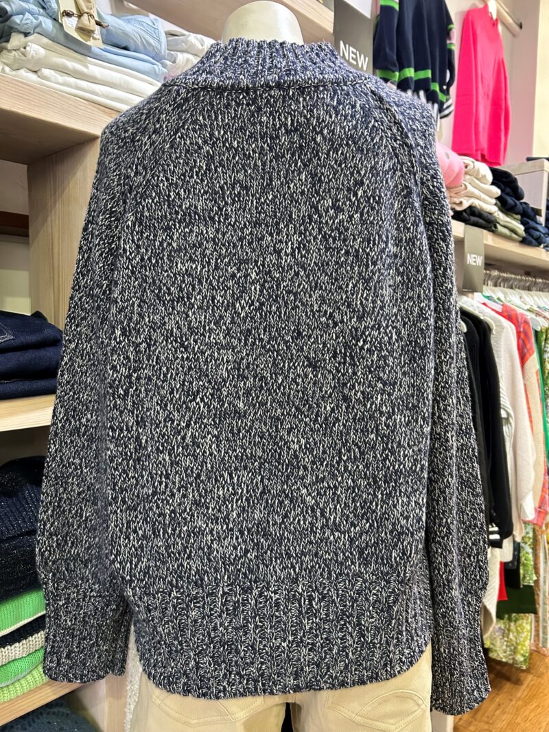 Alessandra Gracie Sweater in Officer Navy Marle - Image 3