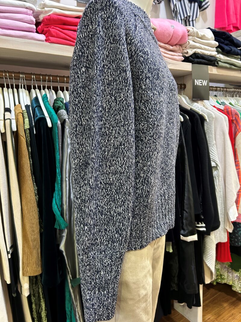Alessandra Gracie Sweater in Officer Navy Marle - Image 2