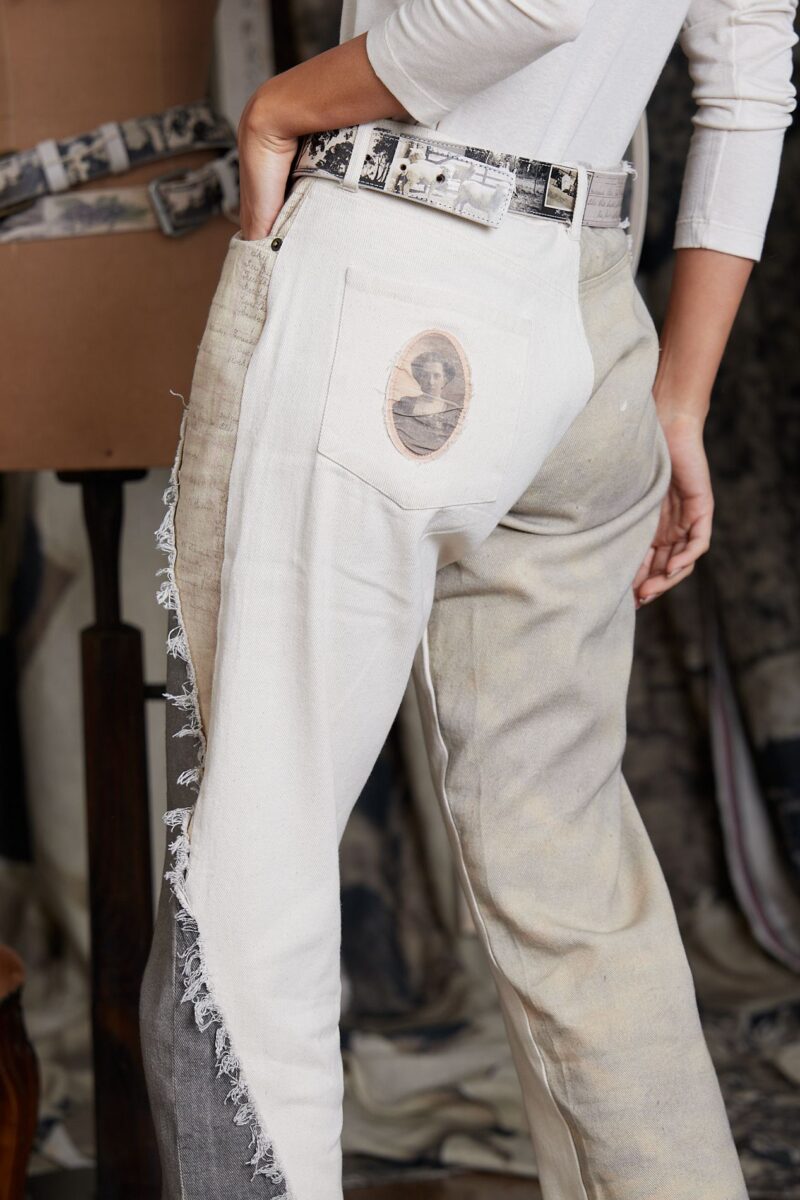 Circular by Maud Dainty Artworks Print Silver Buckle Belt - Image 2