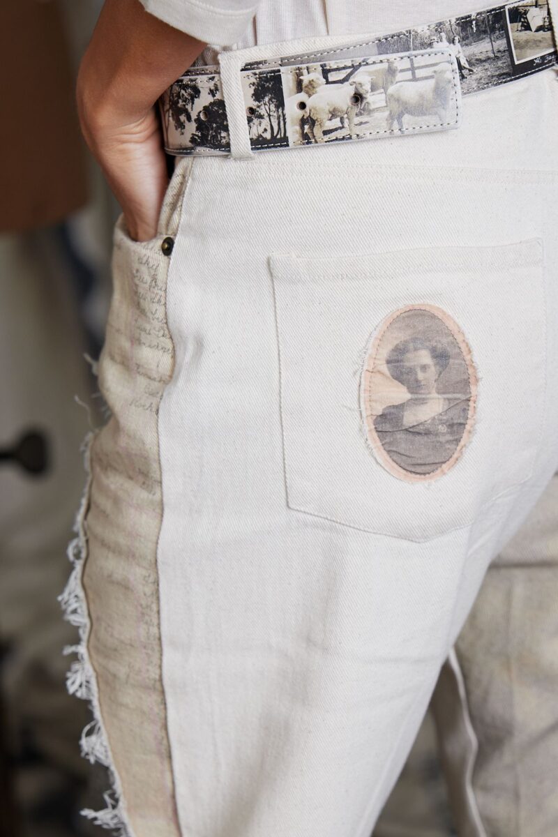 Circular by Maud Dainty Artworks Print Silver Buckle Belt - Image 3