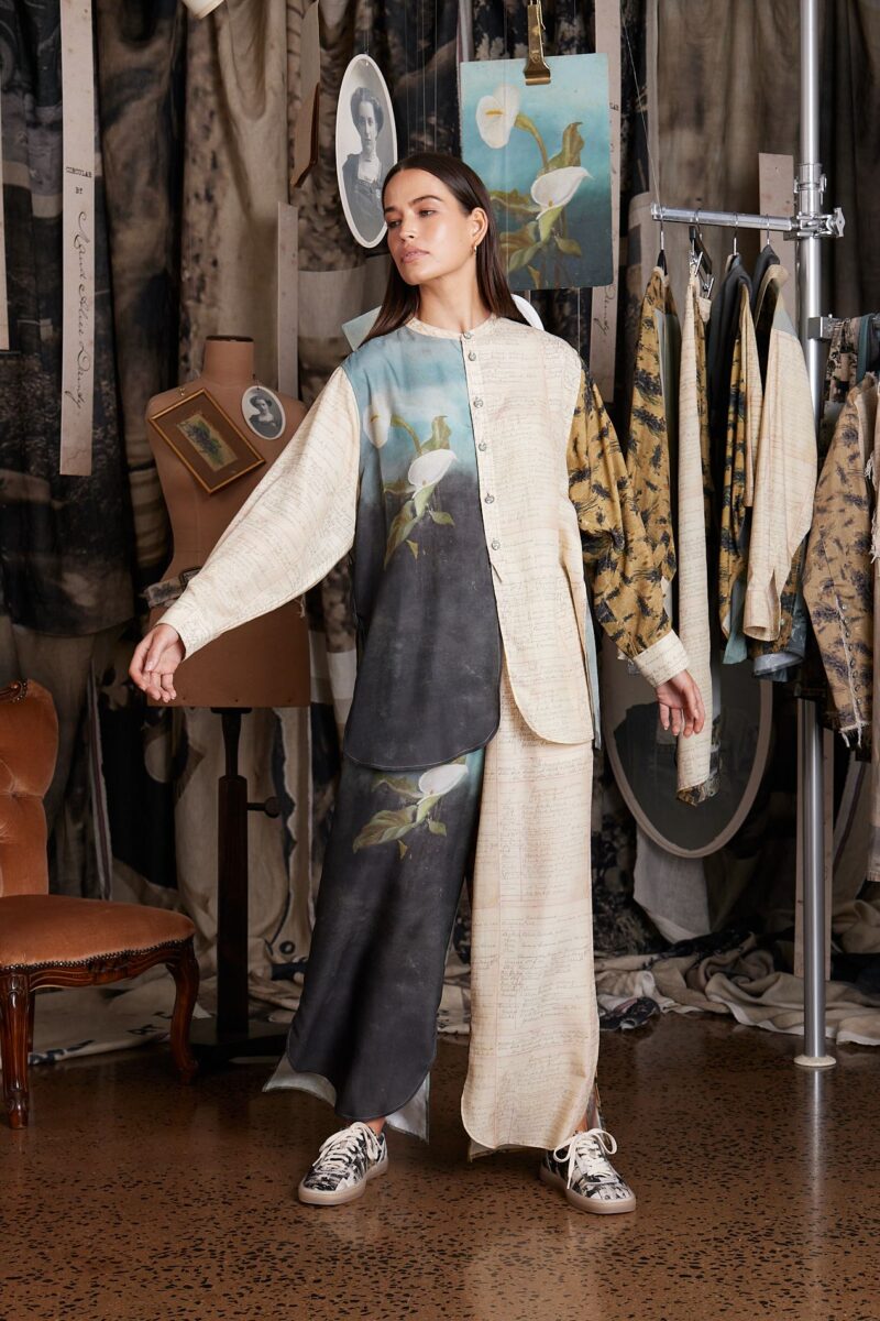 Circular by Maud Alice Dainty Artworks Silk Shirt - Image 7