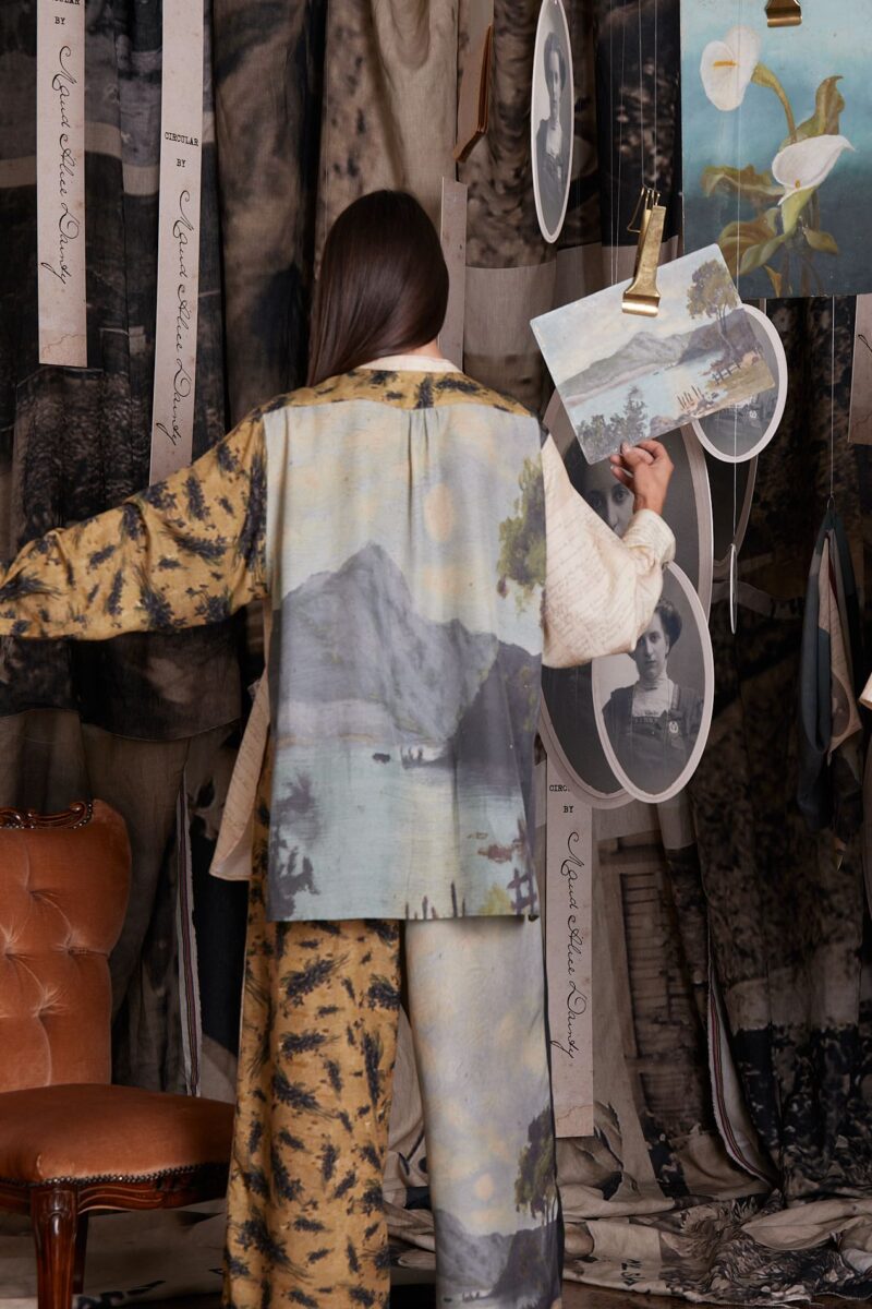 Circular by Maud Alice Dainty Artworks Silk Shirt - Image 2