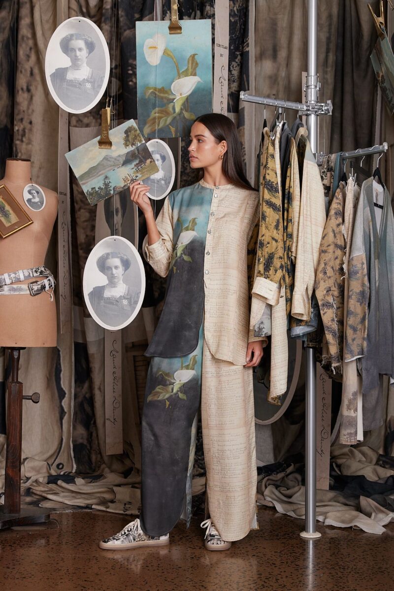 Circular by Maud Alice Dainty Artworks Silk Shirt - Image 4
