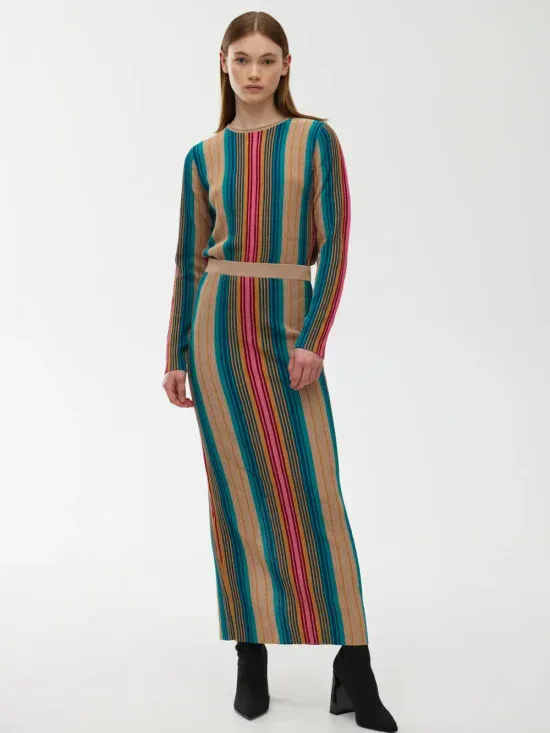 Kinney Cisco Skirt Lurex Stripe