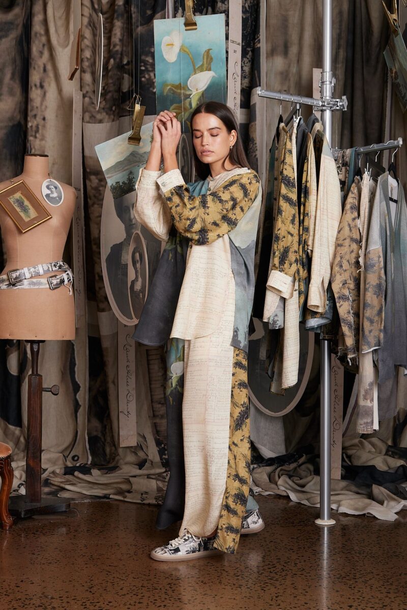 Circular by Maud Alice Dainty Artworks Silk Shirt - Image 5