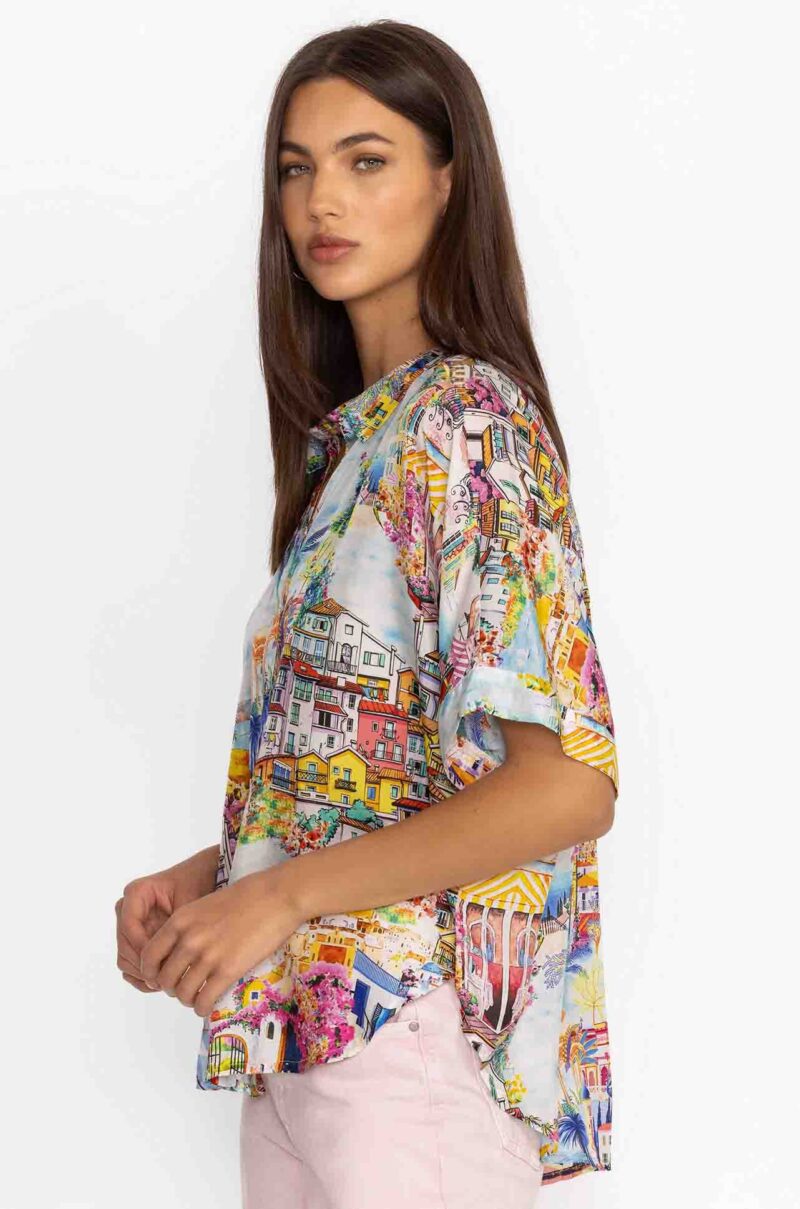 Johnny Was Lynn Button Up Cannes Print - Image 3