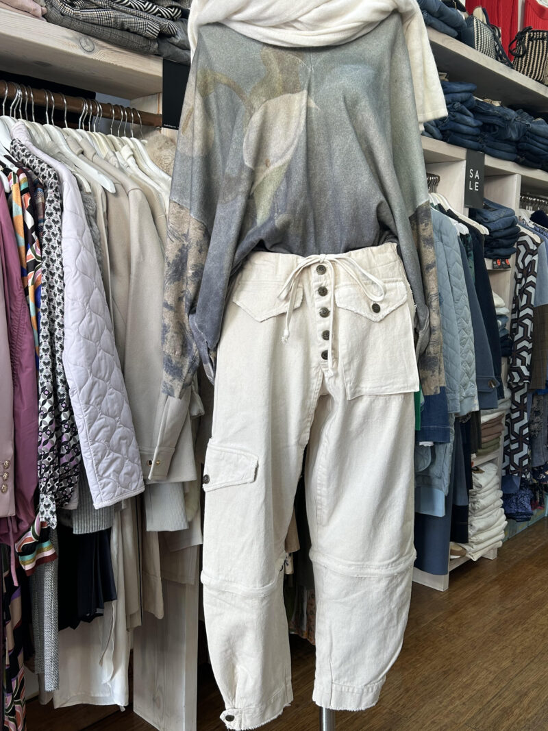 M. A. Dainty Trucker Jean Cream