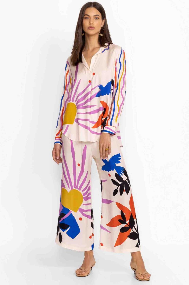 Johnny Was Yasmin Cropped Easy Pant Endless Sunshine