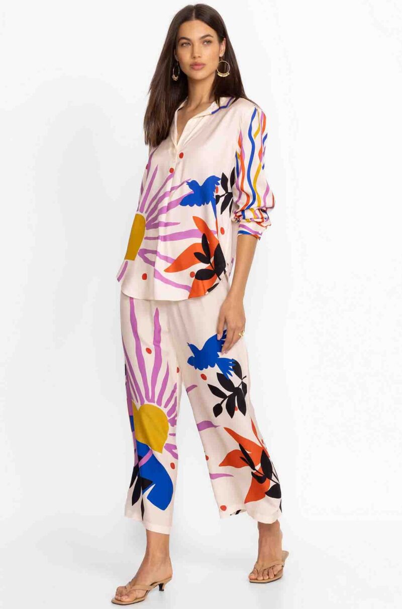 Johnny Was Yasmin Cropped Easy Pant Endless Sunshine - Image 3