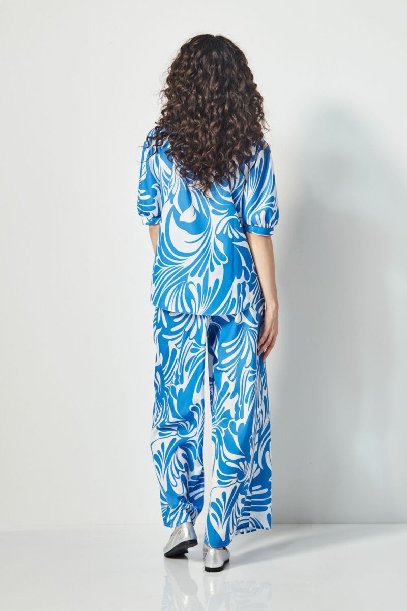 Glide by Verge Baker Pant Blue Print - Image 5