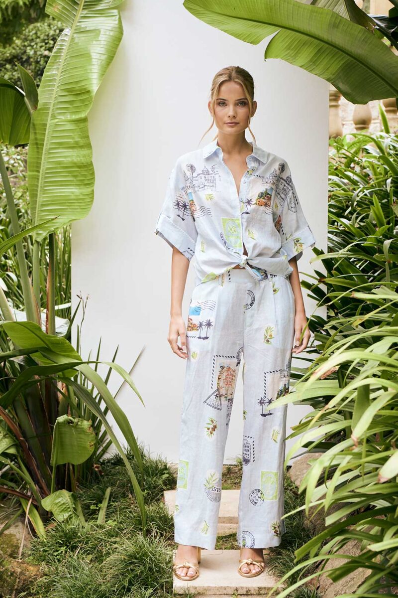 The Dreamer Label Betti Olive Hemp Pant - Image 4