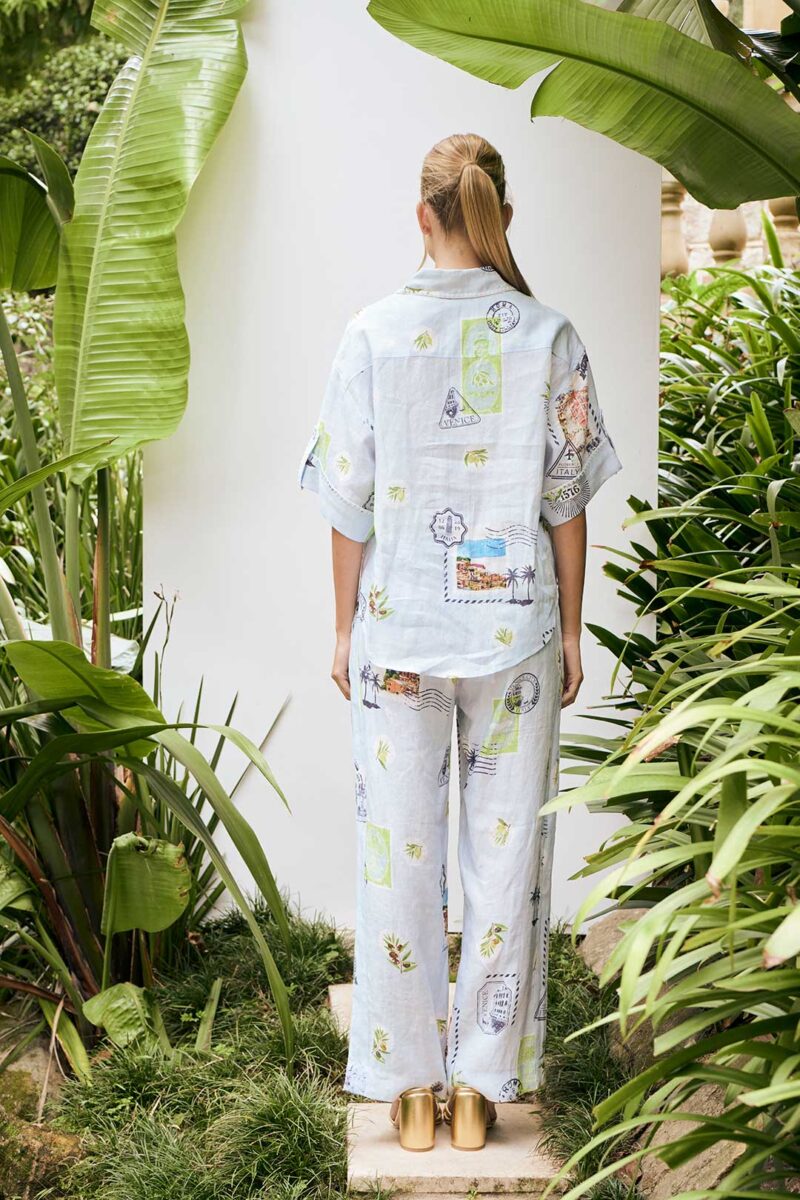 The Dreamer Label Betti Olive Hemp Pant - Image 5
