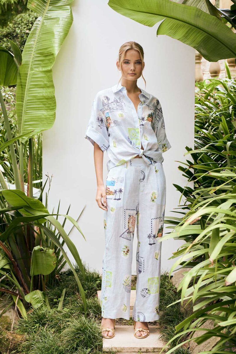 The Dreamer Label Betti Olive Hemp Pant - Image 6