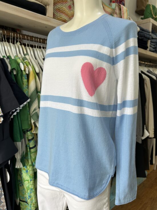 Alessandra Mina Cotton Sweater Cornflower
