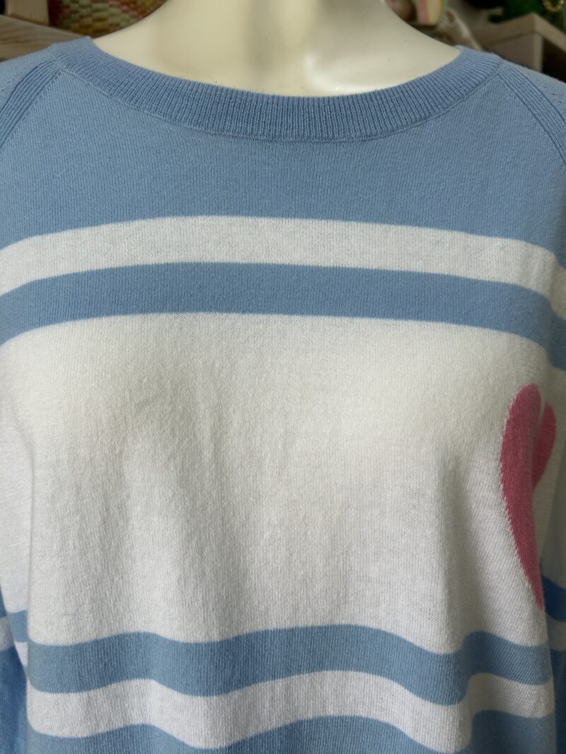 Alessandra Mina Cotton Sweater Cornflower - Image 2