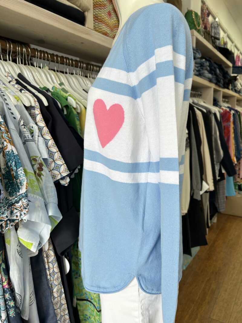Alessandra Mina Cotton Sweater Cornflower - Image 3
