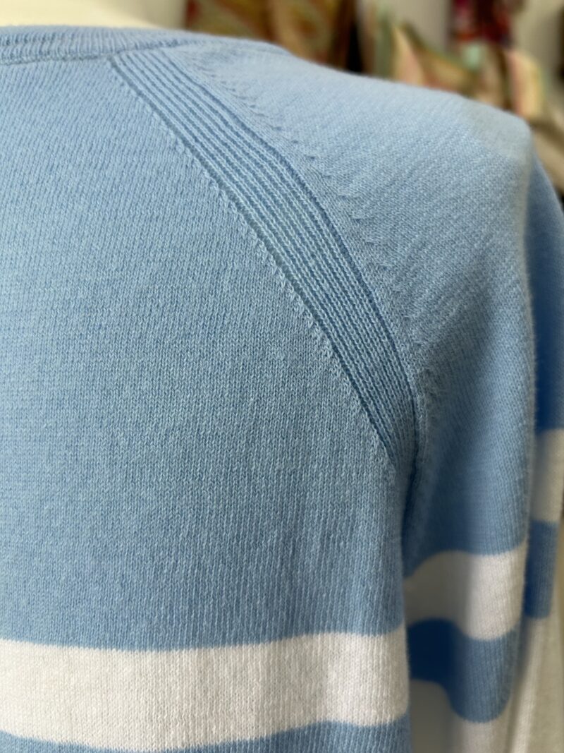 Alessandra Mina Cotton Sweater Cornflower - Image 5