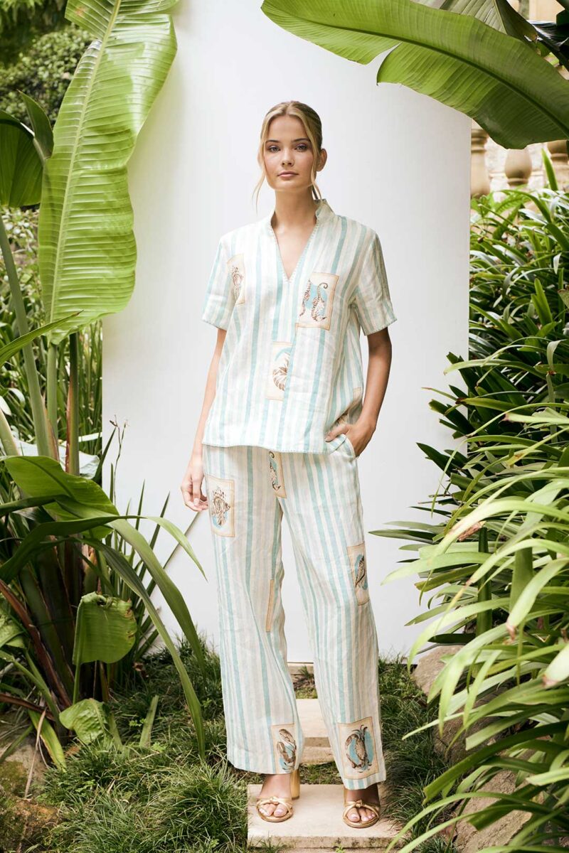 The Dreamer Label Romy Sea Blouse - Image 2