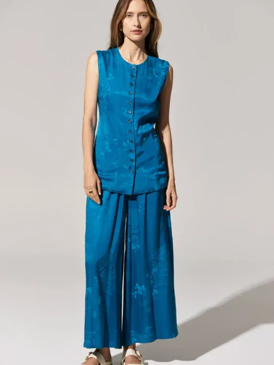 POL Clothing Blake Pant Turquoise