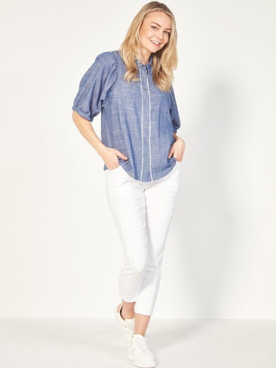 Verge Enrich Blouse Cobalt