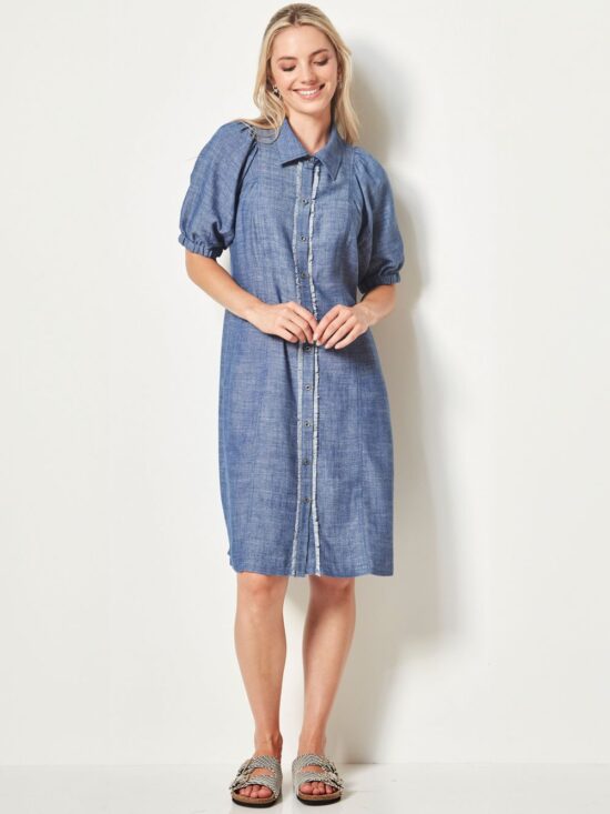 Verge Enrich Dress Cobalt