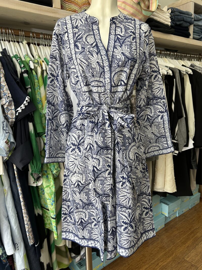 Lola Australia Rio Midi Dress Malta Navy
