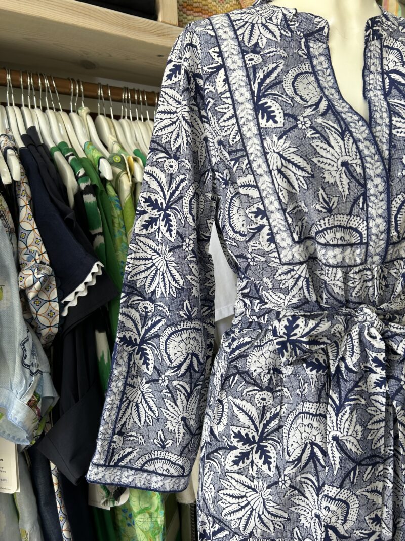 Lola Australia Rio Midi Dress Malta Navy - Image 5