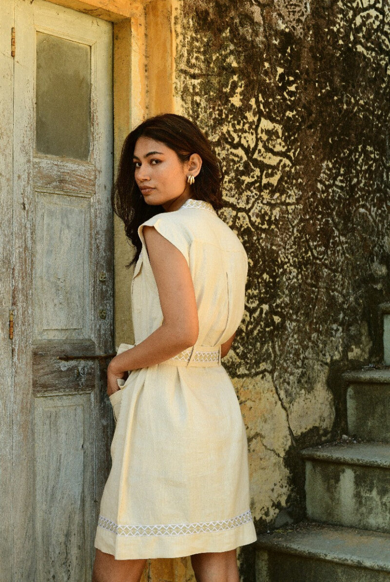 Azure and Indigo Maya Dress - Image 6