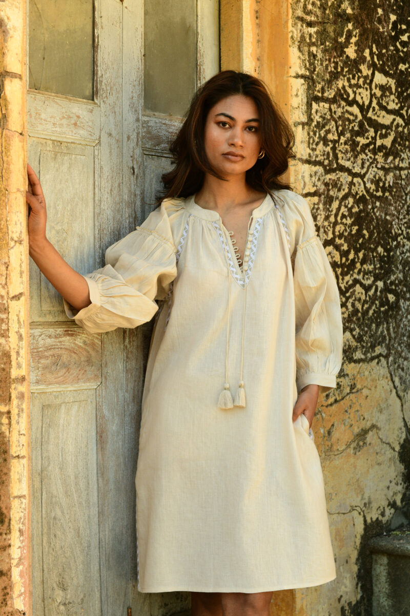 Azure and Indigo Maya Shift Dress - Image 5