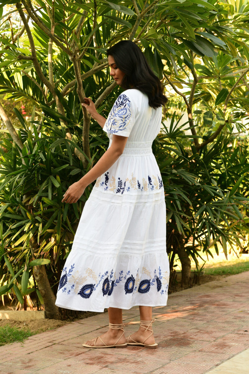 Azure and Indigo Paradise Maxi Dress - Image 3