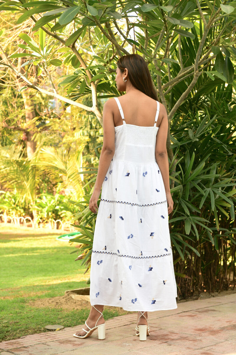 Azure and Indigo Paradise Midi Dress - Image 4