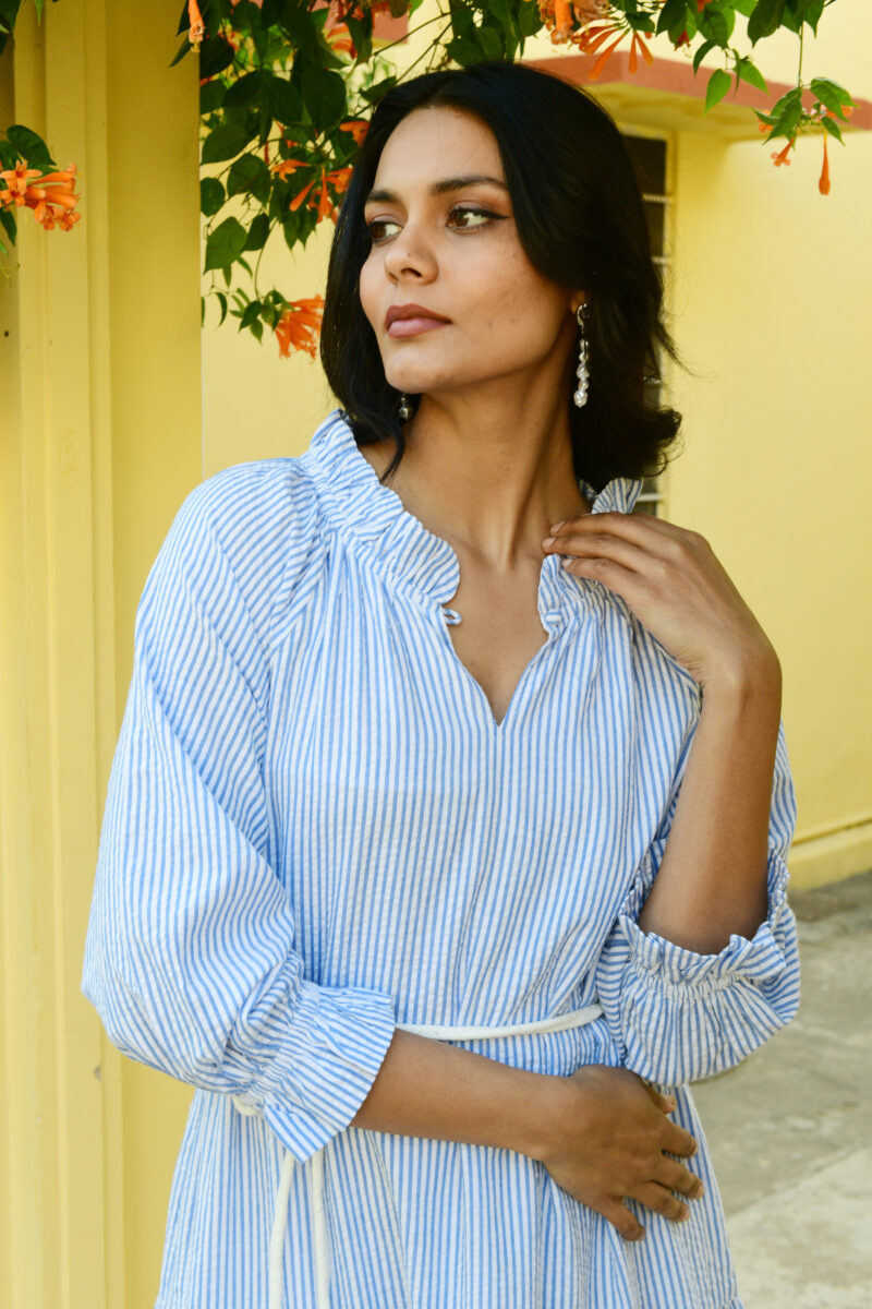 Azure and Indigo Symi Midi Dress - Image 4