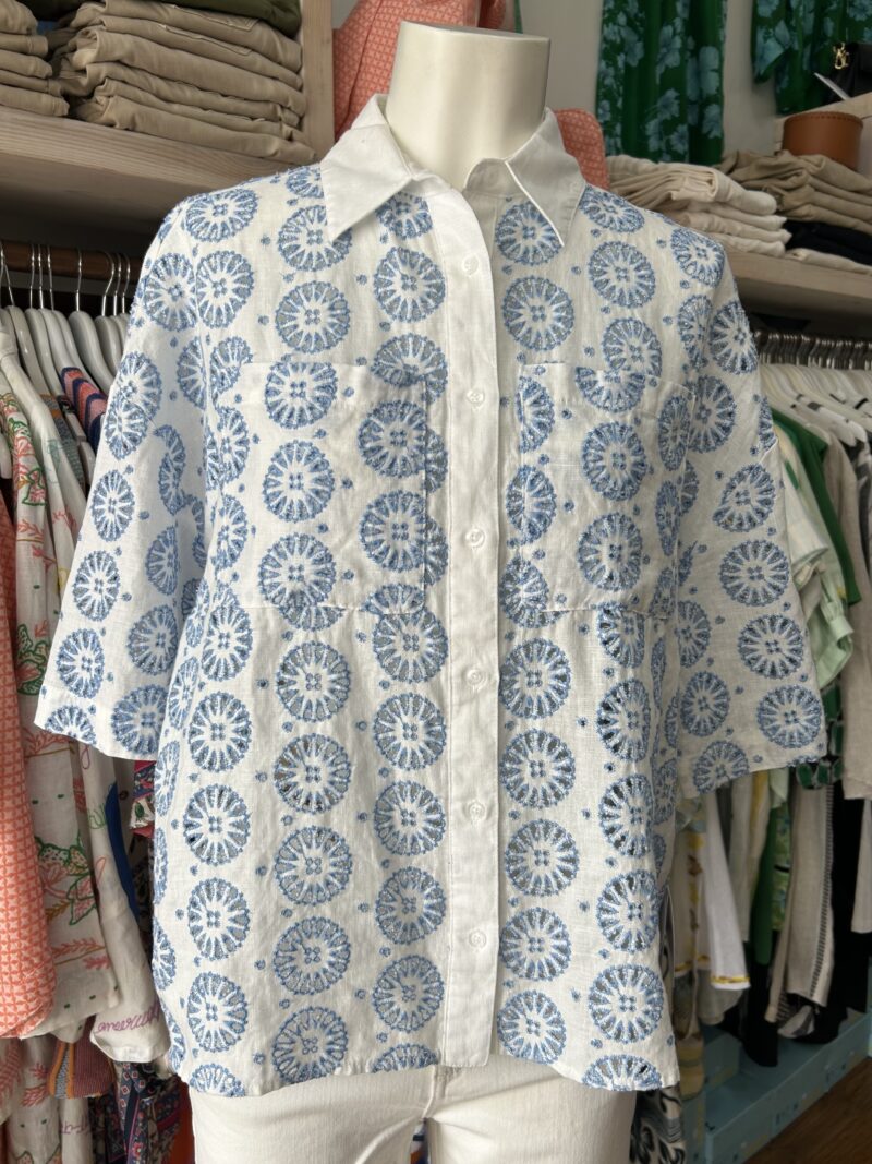 Alessandra Pippa Shirt Posy Bluebell - Image 6