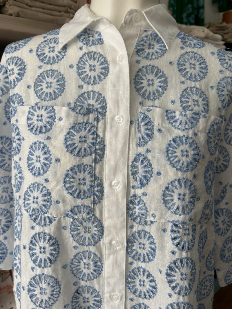 Alessandra Pippa Shirt Posy Bluebell - Image 3