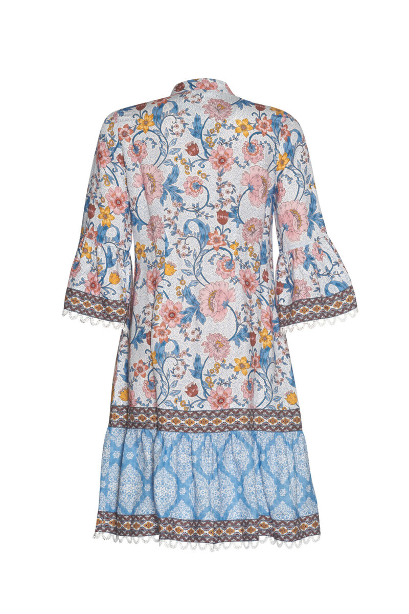 Loobie's Story Anacapri Dress Ecru Multi - Image 6