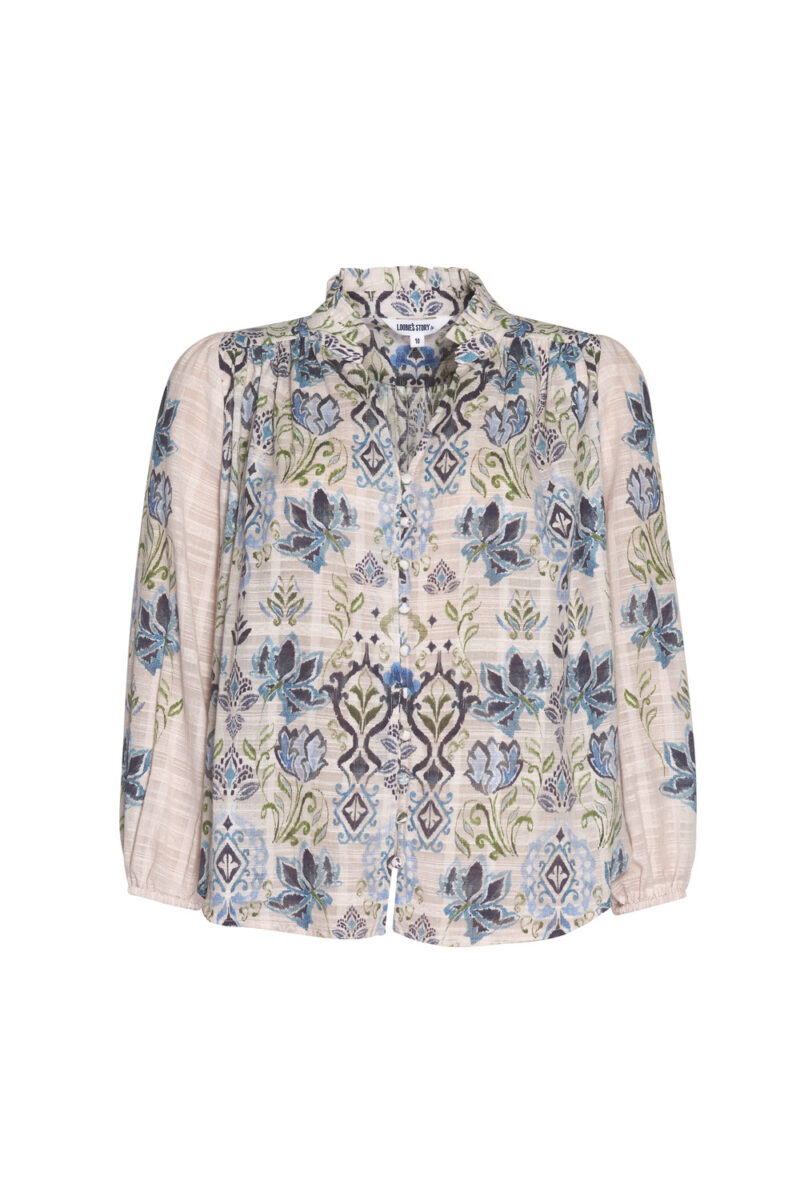 Loobie's Story Lucca Blouse Bone Multi - Image 2