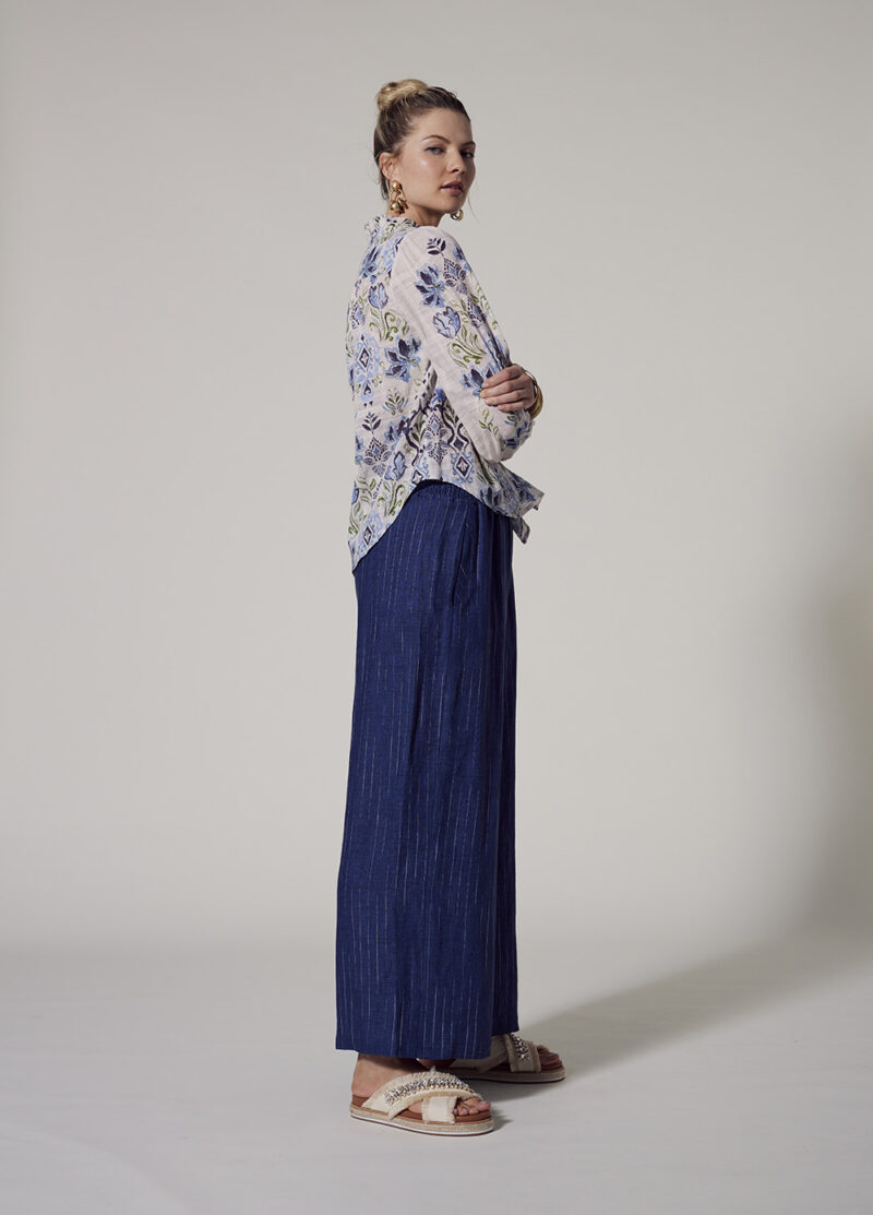 Loobie's Story Lucca Blouse Bone Multi