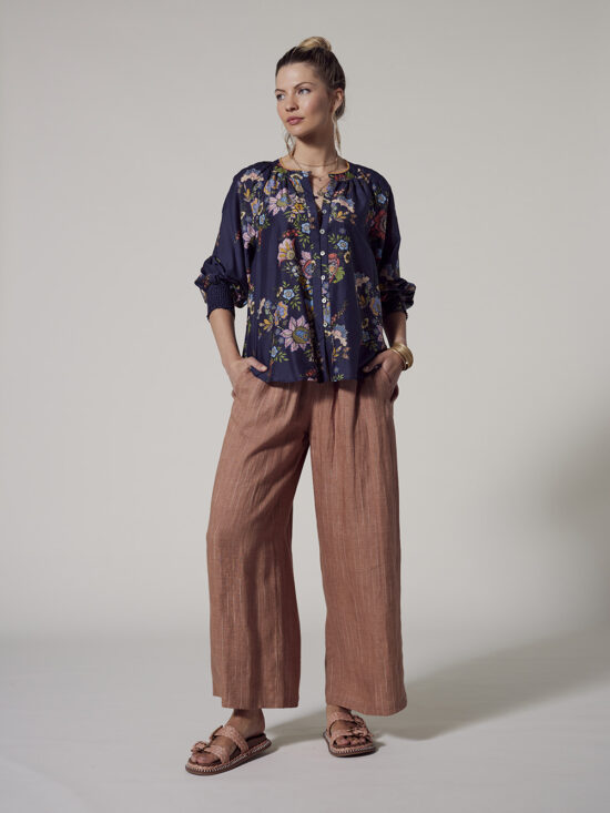 Loobie's Story Gala Shirt Indigo Multi