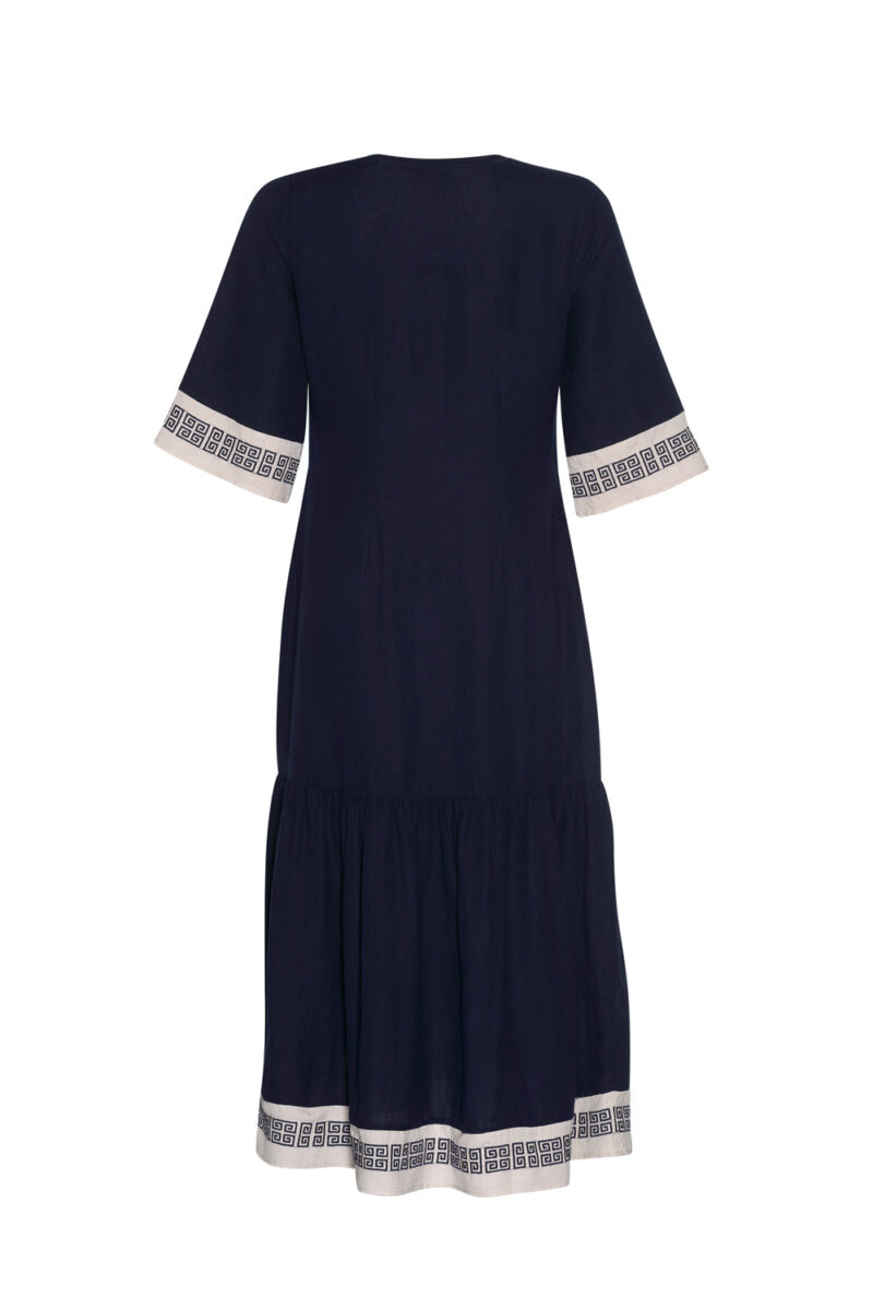 Loobie's Story Clio Tassel Dress Indigo - Image 4