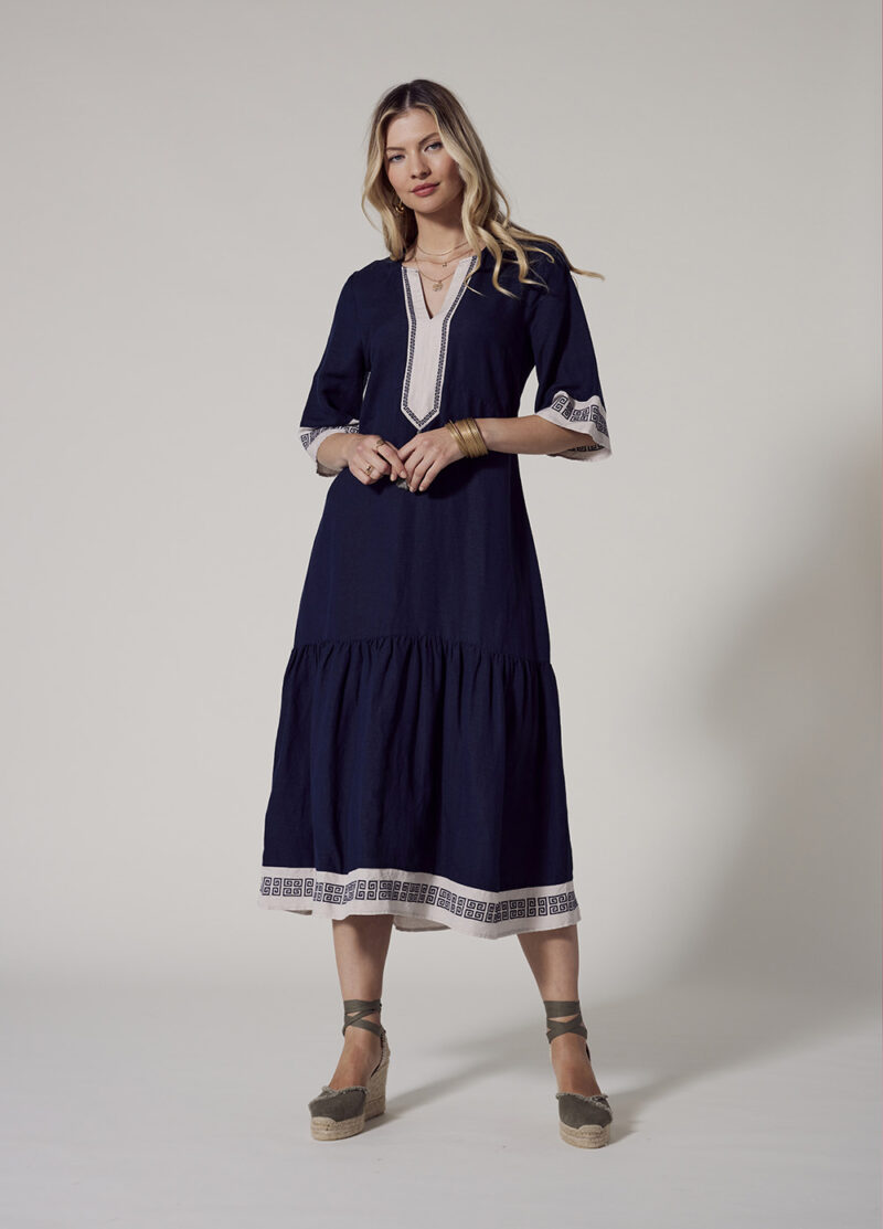 Loobie's Story Clio Tassel Dress Indigo