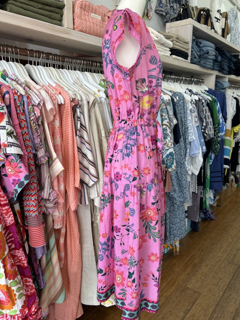 Lola Australia Daisy Boo Midi Dress Cleopatra Pink - Image 3